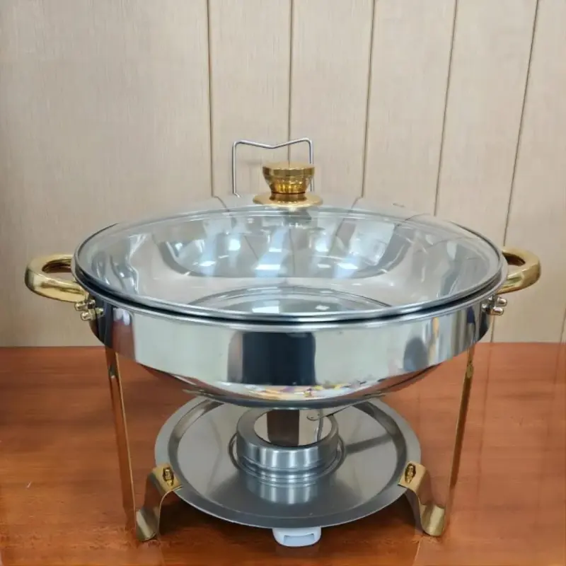 Stainless steel chaffing dish -4.5L view 2