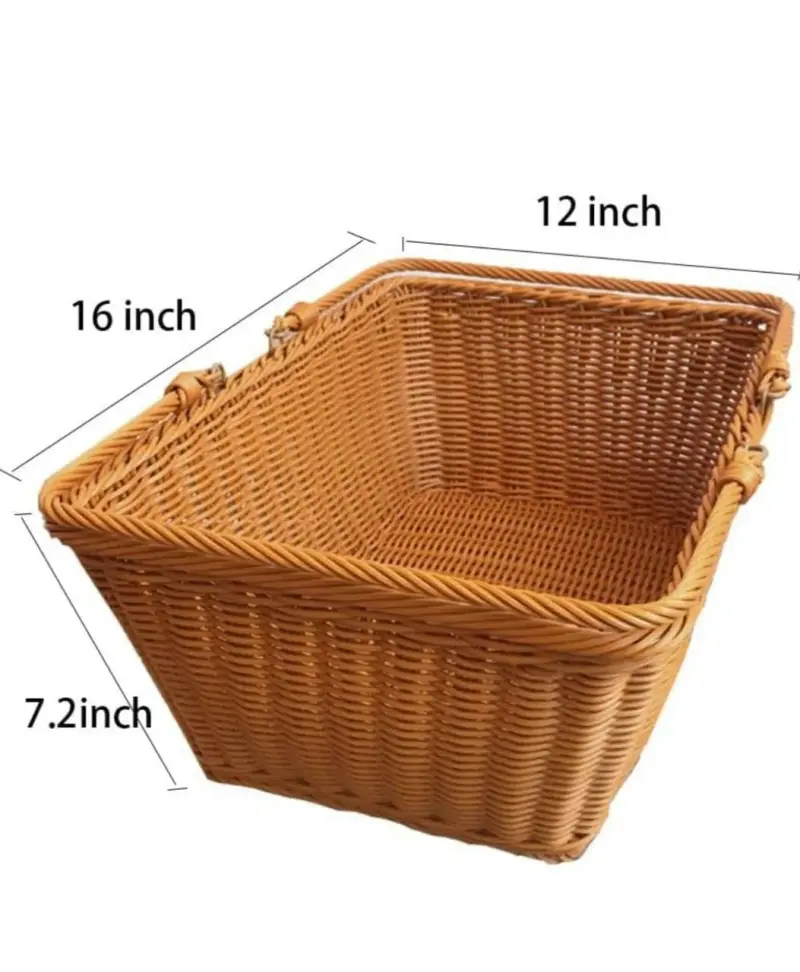 Picnic Outdoor / Shopping Rattan Basket view 3