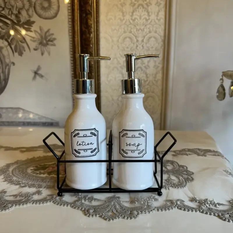 Soap Dispensers with Iron Stand (2-in-1) | Kenya view 2