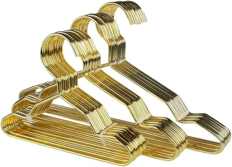 Gold Set Clothes Hanger (10 Pieces) | Kenya view 2