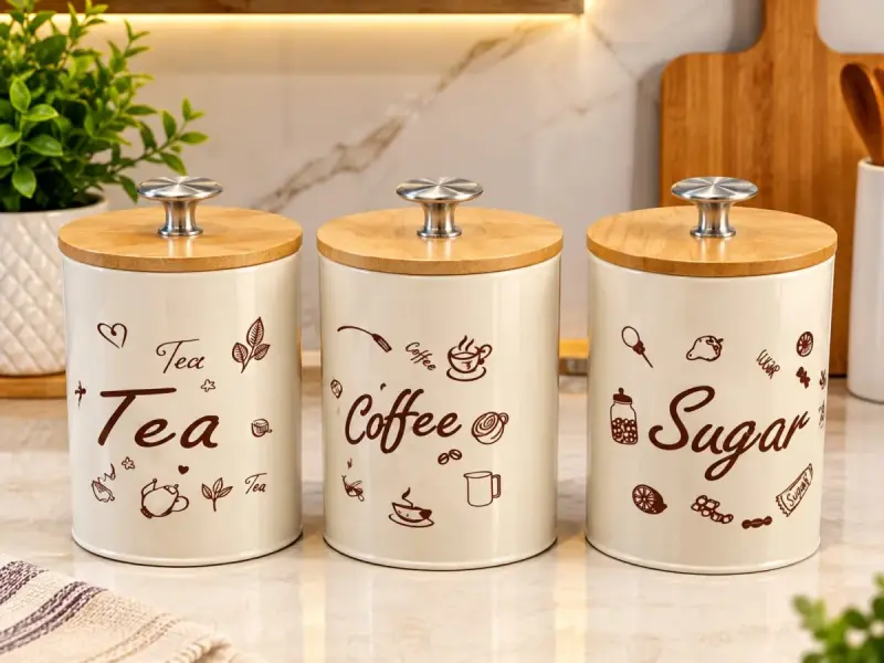 Coffee,Tea,Sugar-3pcs