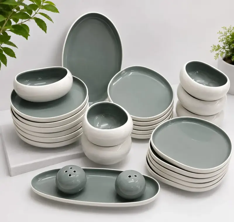 European Porcelain Dinner Set-28PCs view 5