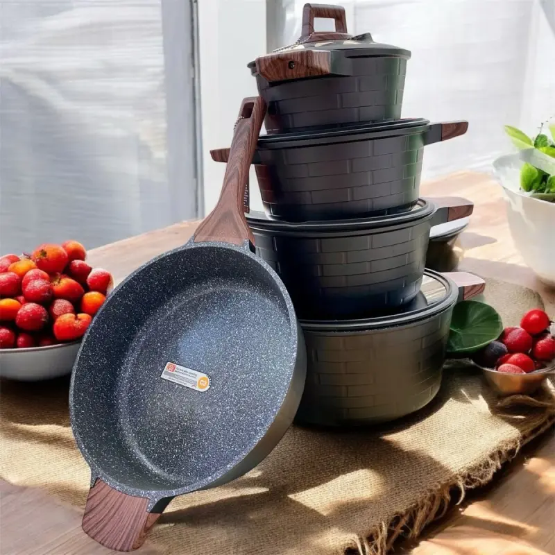 BLOCK 13PCS GRANITE COATING KITCHEN COOKWARE SET | Kenya view 2
