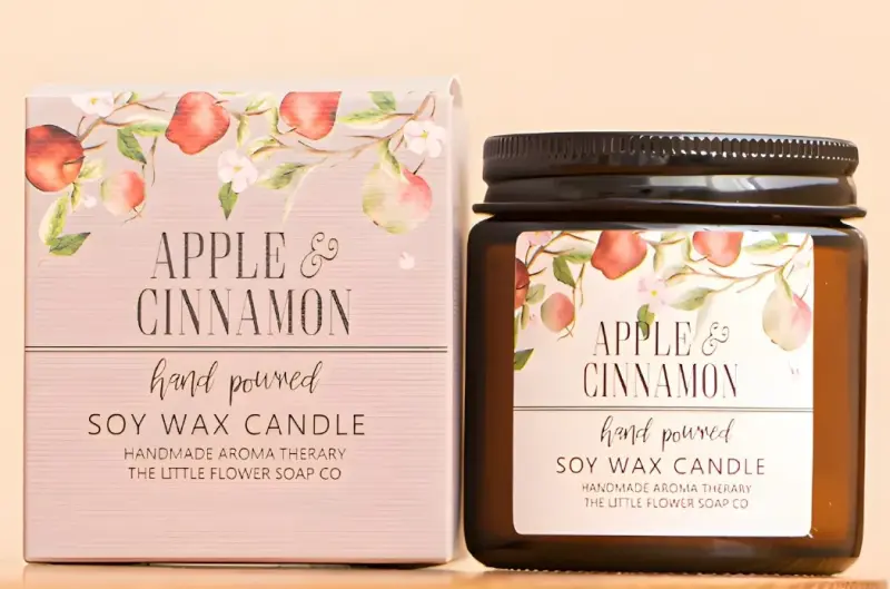 Scented Candle -Soy Wax/FiresideSoy Wax Scented Candle (Fireside) | Kenya view 6