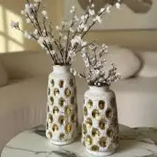 Gold Color Vase -Big