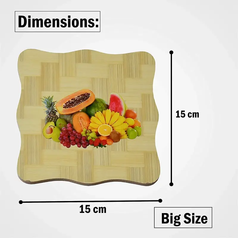 Wooden Coaster (6 Pieces)