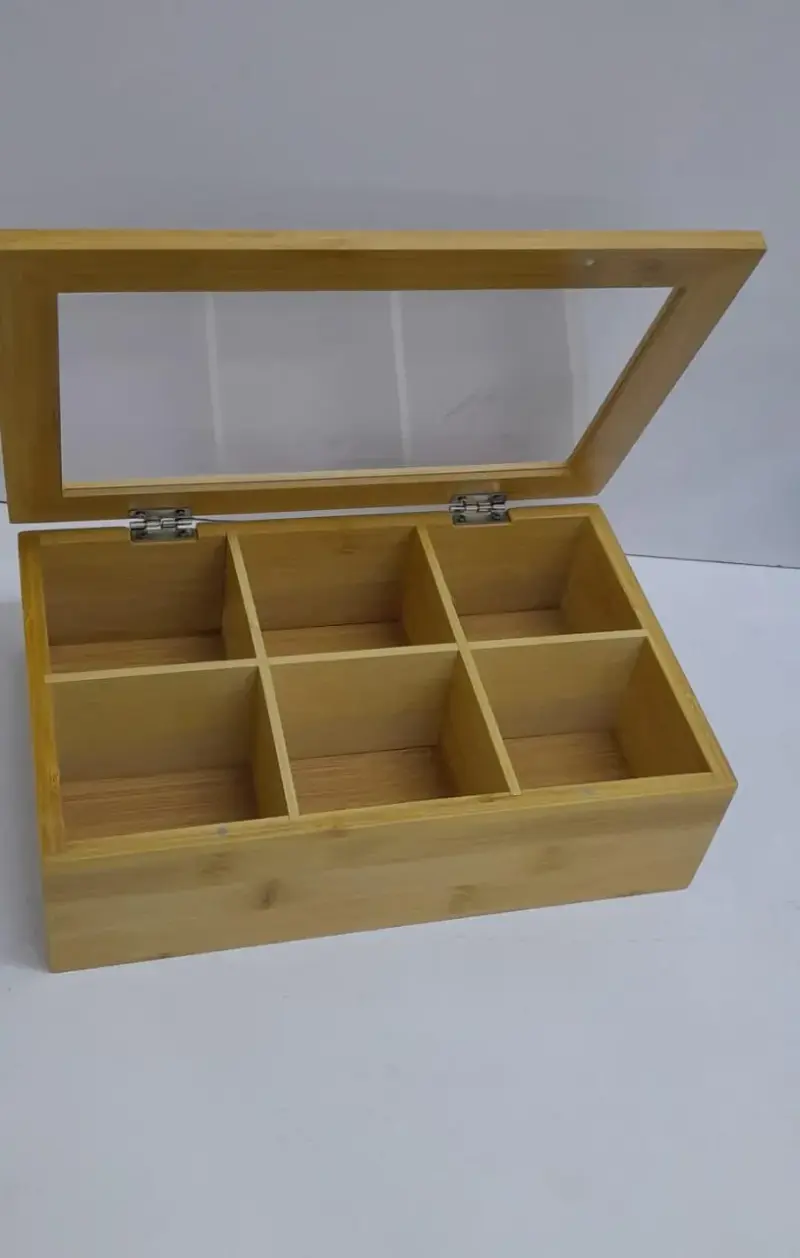 6 Slots Teabag Organizer Water resistant and moisture proof.. view 2