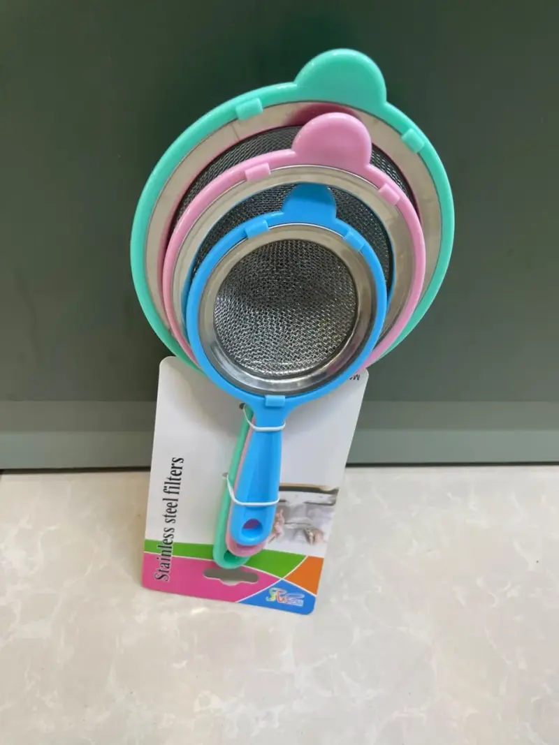 3 in 1 Coloured Metallic Sieve | Kenya view 3