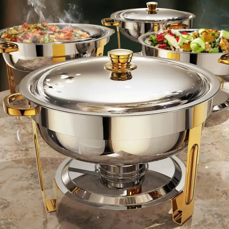 Stainless steel chaffing dish -4.5L view 1