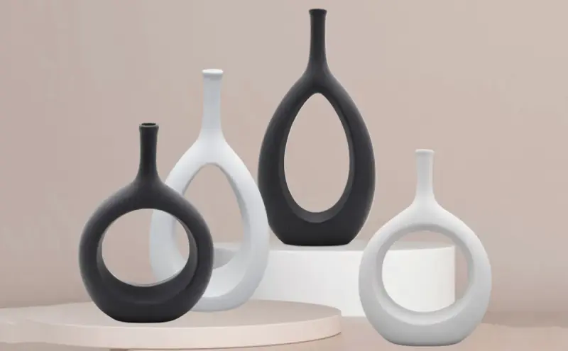 Décor Doughnut Vase (Long)