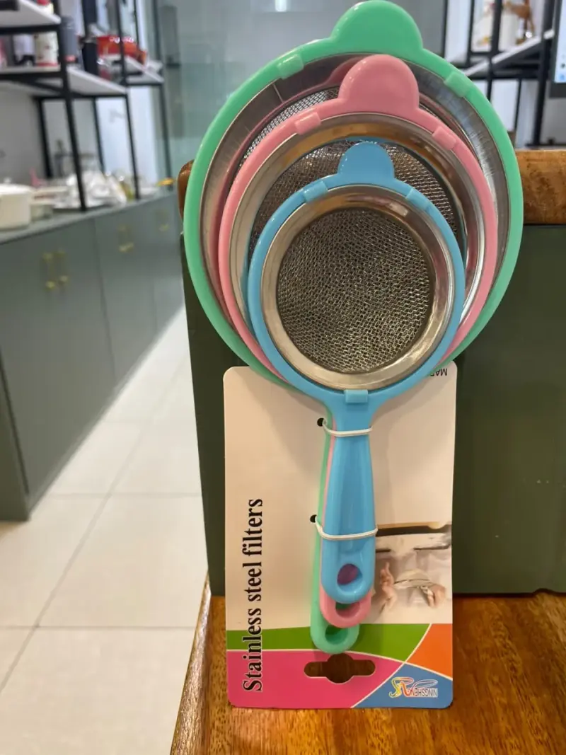 3 in 1 Coloured Metallic Sieve | Kenya view 2