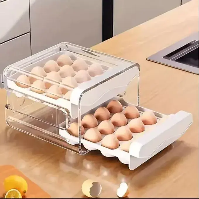 Acrylic 2-Layer Egg Tray/Container