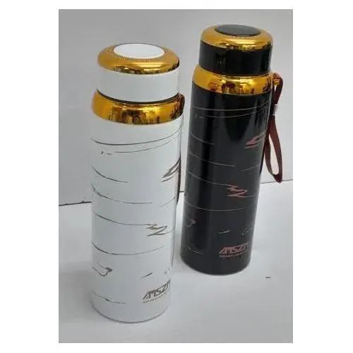 LED Thermo Water Bottle (800 ML) Marble Design