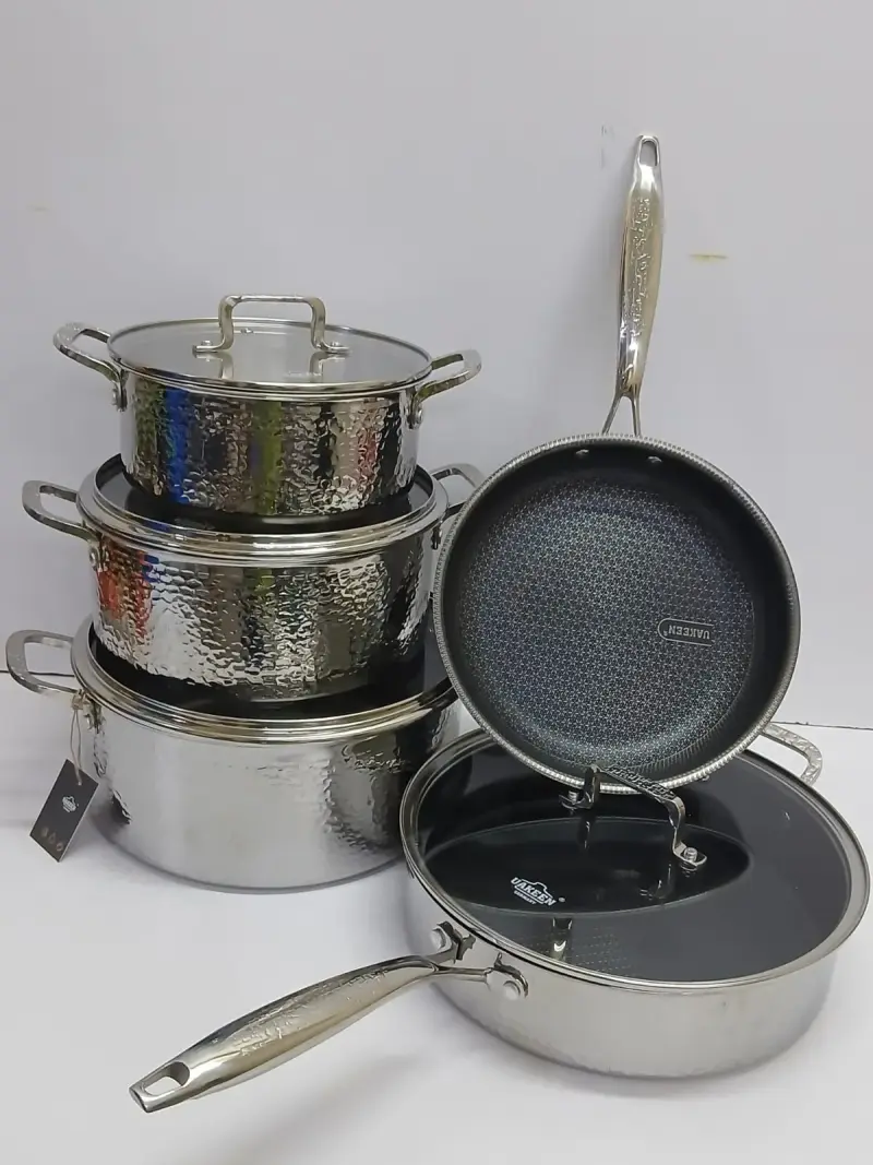 9PCS Stainless Steel Sufurias-Uakeen | Kenya view 3