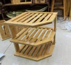 Kitchen Organizer 3 Layer- Bamboo | Kenya view 2