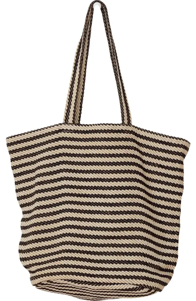 Jute Tote Bag (Striped) | Kenya view 2
