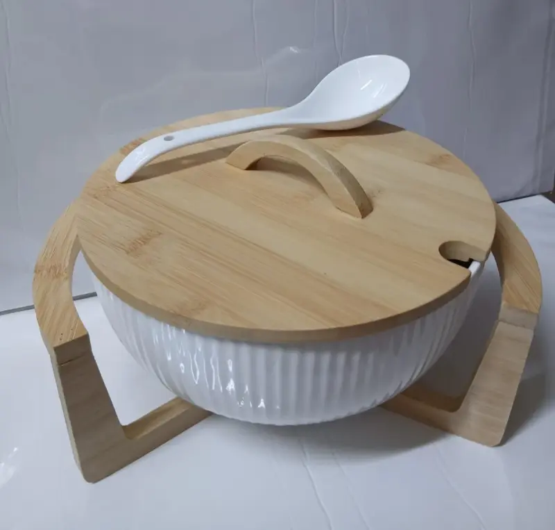 Ceramic Salad Bowl | Kenya view 2