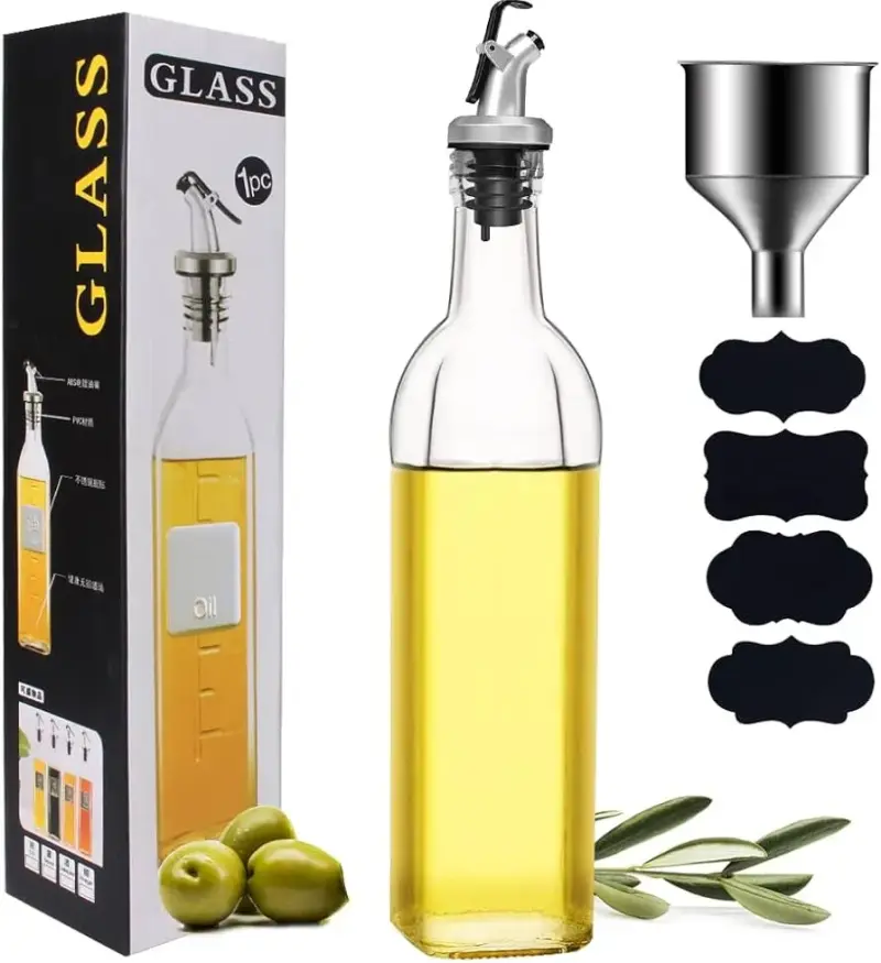Clear Glass Oil Dispenser (500ml)