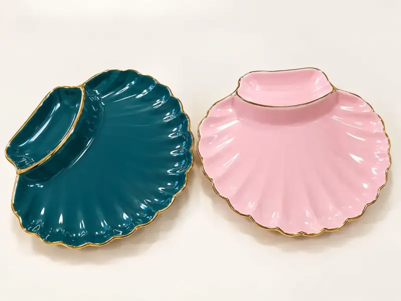 Decorative Shell-shaped Serving Plate