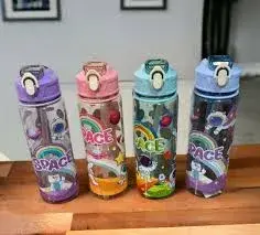 Water Bottle (Space Cartoon Design)
