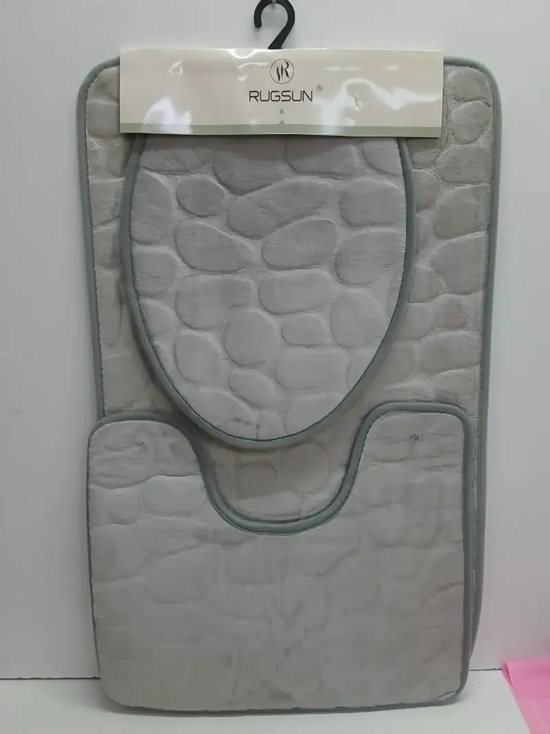 Bathroom Mat Set (3 Pieces) | Kenya view 3