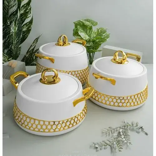 3Pcs Luxurious Insulated Hotpots