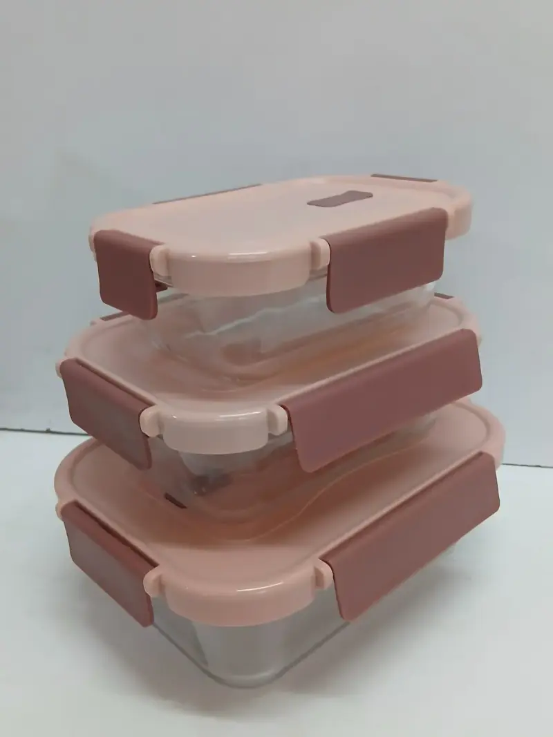 Glass Snack Box With Bag (3-in-1) | Kenya view 4