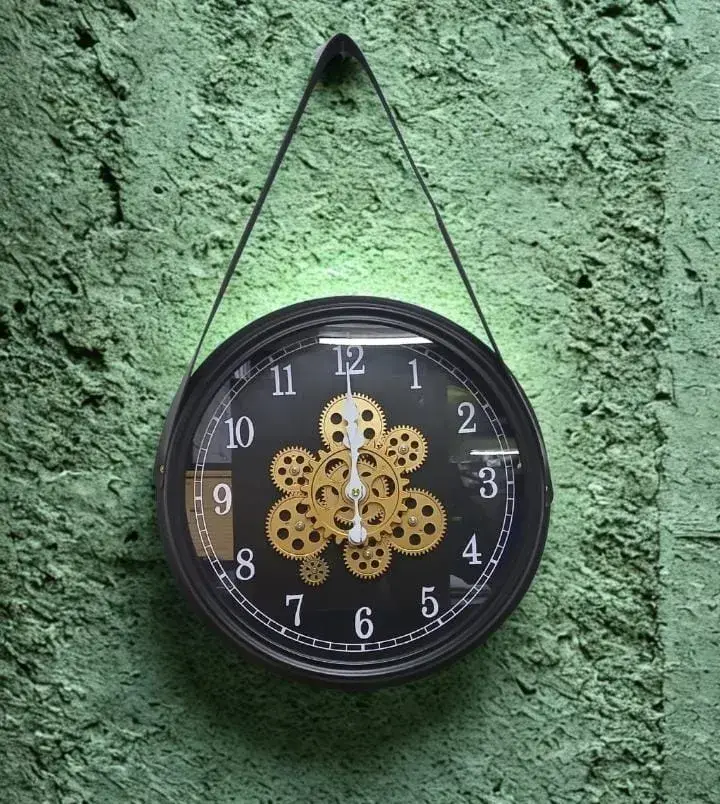 Wall Clock with Leather Strap | Kenya view 5