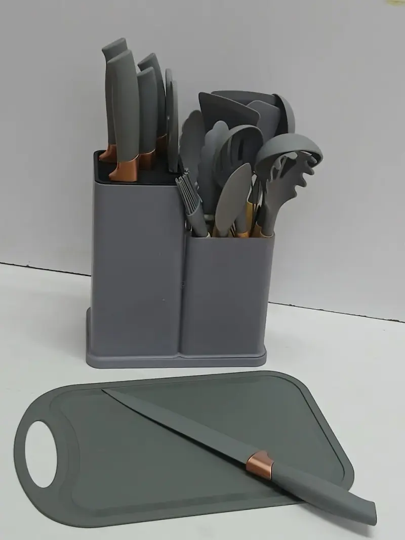 Heat Resistant Silicone Spoon-19 In 1 view 3