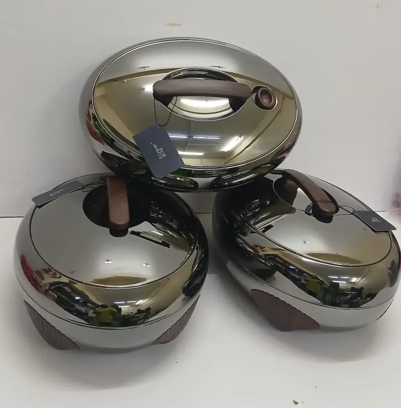3pcs luxury Insulated hotpot set view 3