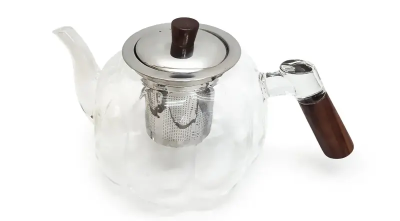 Heat Resistant Glass Tea Decanter with Strainer Infuser | Kenya view 3