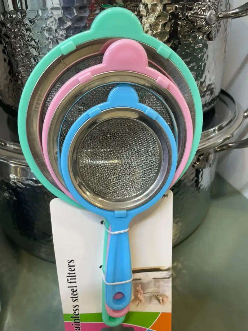3 in 1 Coloured Metallic Sieve | Kenya view 4