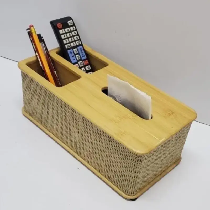 Serviette Box + Cutlery Holder (Bamboo)
