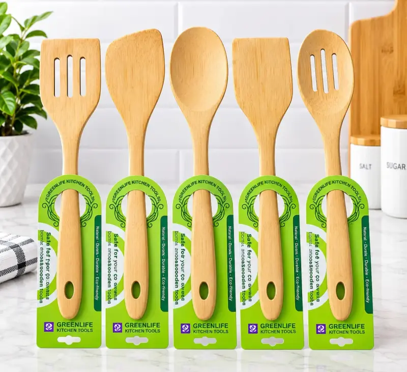 Bamboo serving spoon