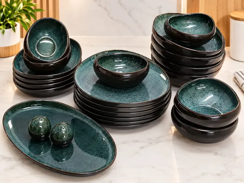 27Pcs Ceramic Dinner Set