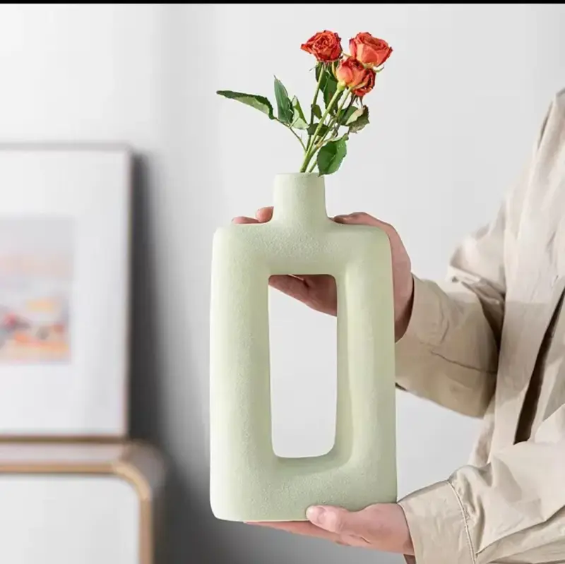 Rectangular Doughnut Vase view 1