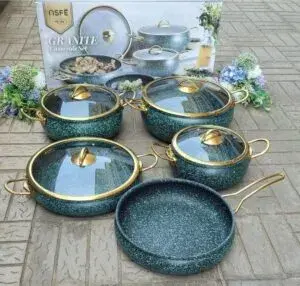 9 PCS SFE Non Stick Sufuria Pots | Kenya view 3