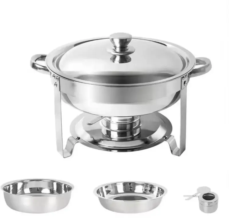 Stainless steel chaffing dish -4.5L view 3