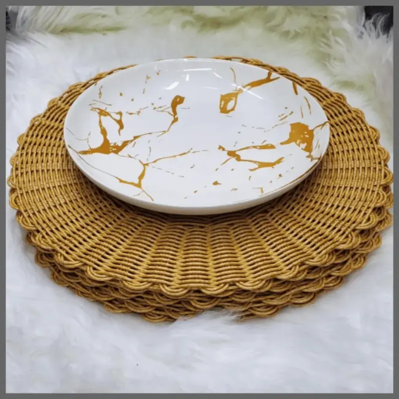 Rattan Table Mats (6 Pieces)