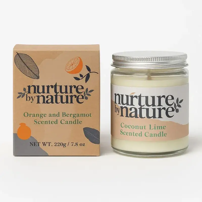 Scented Candle -Nurture/Floral Message