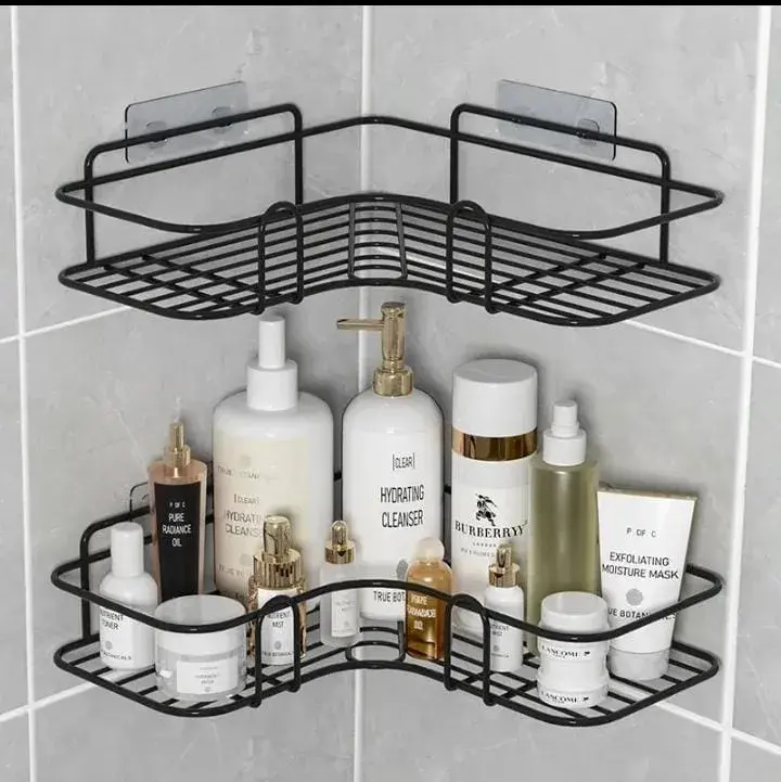 Metallic Triangle Shelves