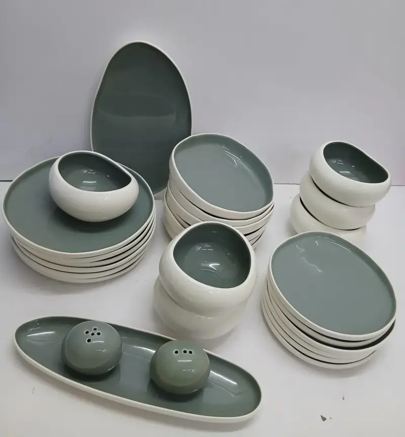 European Porcelain Dinner Set-28PCs view 6