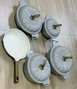 Sufuria Nonstick 11 Pcs Pumpkin Cookware Set | Kenya view 3