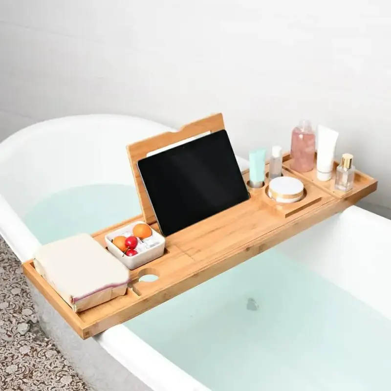 Bamboo Bathtub Organizer | Kenya view 1