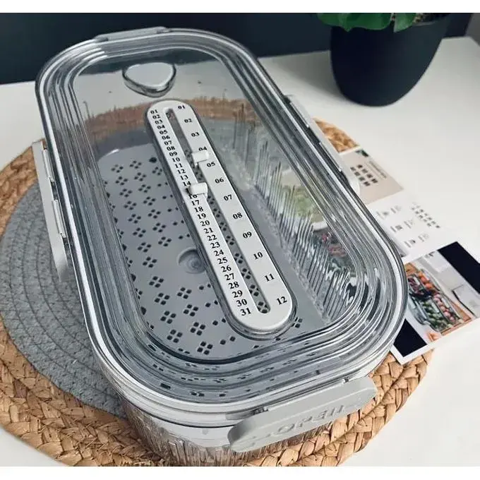 Fridge 3.5L Storage Container with Time Tracker | Kenya view 1