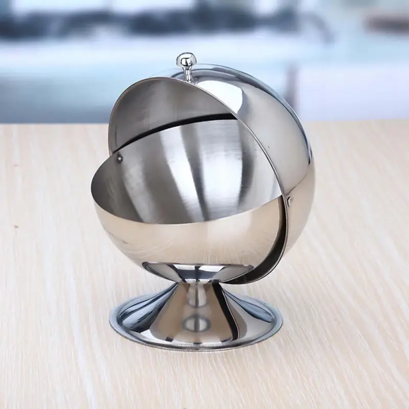 Stainless Globe Sugar Dish