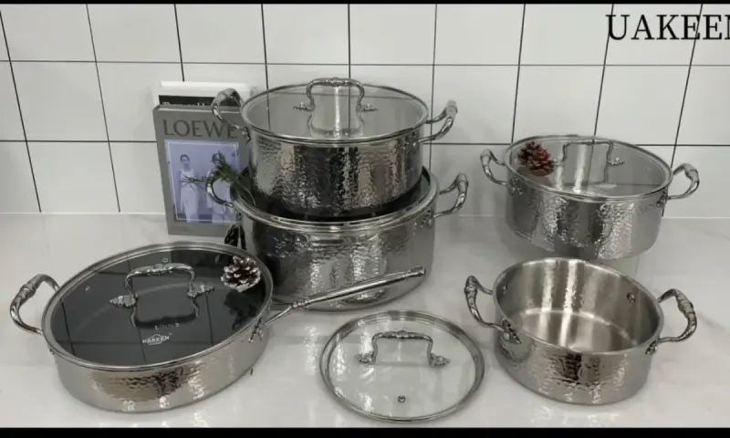 10PCS-Stainless Stee Sufurias Pots-Uakeen view 2