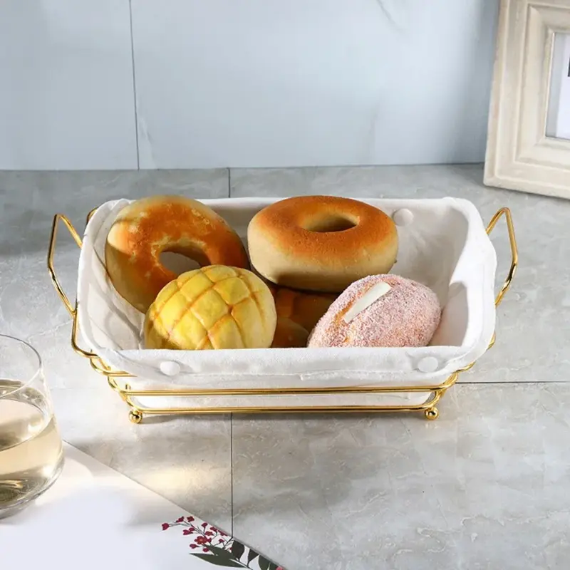 Bread Basket (Iron with Cloth)
