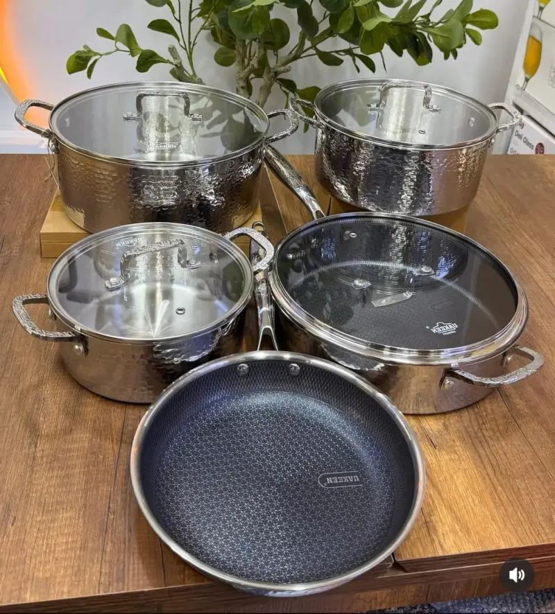 9PCS Stainless Steel Sufurias-Uakeen | Kenya view 2