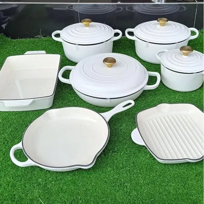 SFE Cast Iron Non-Stick Sufuria Set (11 Piece)